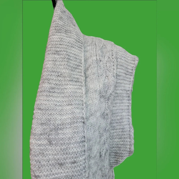 H&M Mama Women's Cardigan Gray M Comfy Warm Wool Alpaca - Picture 5 of 8